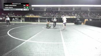 174 lbs 3rd Place - Zeke Liescheski, Tarleton State vs Zion Smith, Life