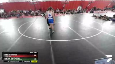 152 lbs Cons. Round 2 - Diego Torres, Wisconsin vs Brock Swenson, Victory School Of Wrestling