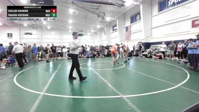 150 lbs Quarterfinal - Collin Havers, Backyard Barbarians-MS vs Travis Kotson, West Virginia Wild-MS