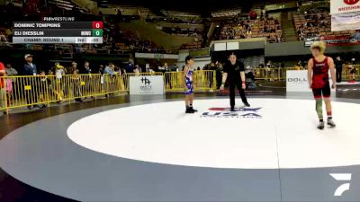 Intermediate Boys - 77 lbs Champ. Round 1 - Giovanni Ortega, United Wrestling Club vs James Holt, Team Arcata Wrestling Club