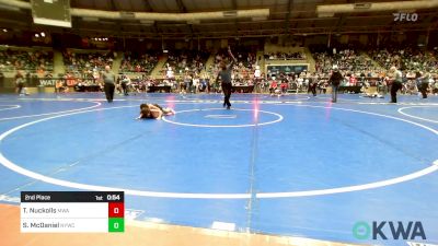 2nd Place - Tucker Nuckolls, Morris Wrestling Association vs Sawyer McDaniel, Newcastle Youth Wrestling