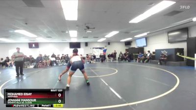 190 lbs Cons. Round 4 - Mohamed Eisay, Westview vs Jovanni Mansour, Granite Hills (El Cajon)