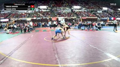 A - 144 lbs Semifinal - Isiaha Otto, Havre vs Reece Graves, Sidney / Fairview