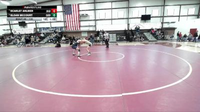 135 lbs 5th Place Match - Sloan McCourt, Carbon vs Scarlet Ahlmer, Juab