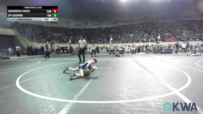 64 lbs Consi Of 8 #2 - Cooper Emerson, Team Worx vs Aden Kelly, Division Bell Wrestling