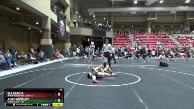 90 lbs Finals (2 Team) - Eli Garcia, Ridge Wrestling Club vs Adin Wessley, Duran Elite