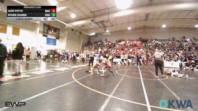84 lbs Consolation - Jake Potts, Wagoner Takedown Club vs Ryker Dawes, Keystone Kids Wrestling Club