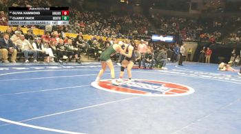 135 Class 1 lbs Cons. Round 1 - Olivia Hammons, Lone Jack vs Clarey Huck, DeSoto