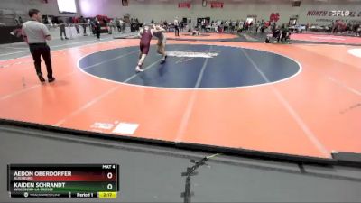 141 lbs Cons. Round 3 - Aedon Oberdorfer, Augsburg vs Kaiden Schrandt, Wisconsin-La Crosse