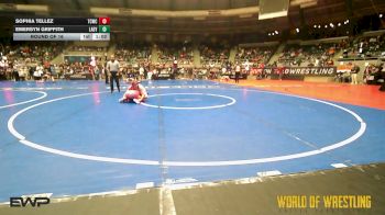120 lbs Round Of 16 - Sophia Tellez, TCWC vs Emersyn Griffith, Lady Warriors Wrestling Club