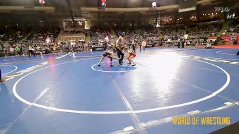 80 lbs Round Of 64 - Wyatt Hueftle, Hawk vs Lazarus McEwen, Mat Demon Wrestling Club