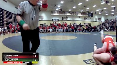 215 lbs Semis & Wb (16 Team) - Wyatt McAfee, Adams Central vs Landon Terry, Tell City