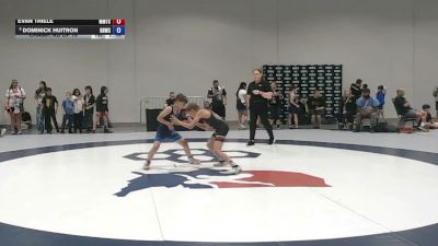 35 kg Champ. Rd Of 16 - Evan Thiele, MTC - MANTANONA TRAINING CENTER vs Dominick Huitron, Backyard Bullies Wrestling Club