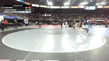 105 lbs Cons. Round 4 - Teagan Patrick, Lakeland vs Leah Marx, Meridian