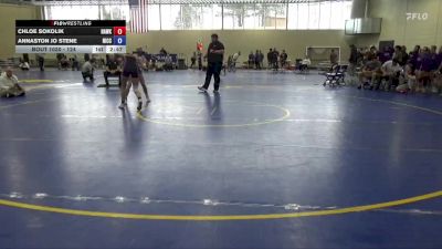 124 lbs Round 2 - Annaston Jo Stene, North Iowa Area CC vs Chloe Sokolik, Hawkeye Community College