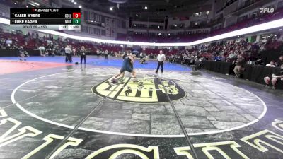 150 lbs Quarterfinal - Caleb Myers, Columbia vs Luke Eager, Middleton