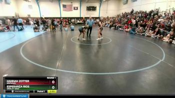 119-123 lbs Round 1 - Esperanza Rios, Greeley West vs Hannah Zotter, Berthoud