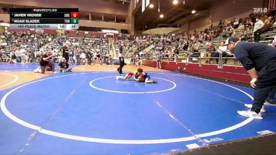 64 lbs 1st Place Match - Javier Widger, Saints Wrestling Club vs Noah Sladek, Team Conquer Wrestling