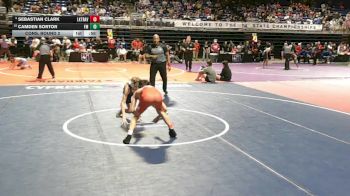 6A 106 lbs Cons. Round 2 - Camden Sortor, Lewisville Flower Mound vs Sebastian Clark, Austin Lake Travis