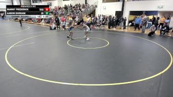 157 lbs Champ. Round 1 - Aaron Durham, Marian vs Manny Frederick, Trine