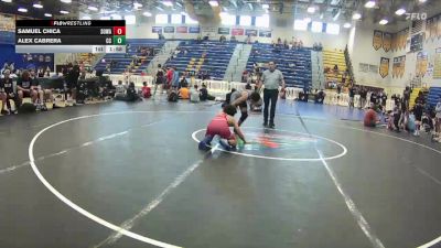 120 lbs Round 4 (8 Team) - Samuel Chica, SOWA /HWC vs Alex Cabrera, Cypress Creek