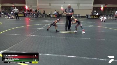 47 lbs Cons. Round 2 - Samuel Savaya, Michigan Mafia vs Caden Lester, Vicksburg Wc