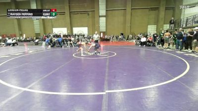 113 lbs Champ. Round 2 - Landon Fields, Carl Junction vs Maysen Perkins, Kearney