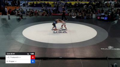 132 lbs Cons 32 #1 - Carter Trukovich, OH vs Owen Proper, AZ