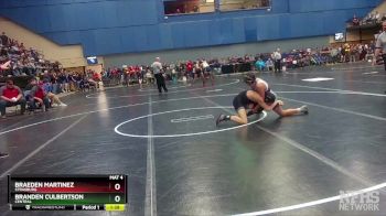 2 - 126 lbs Quarterfinal - Branden Culbertson, Central vs Braeden Martinez, Strasburg