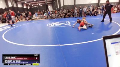 106 lbs Cons. Round 2 - Layne Swift, Thunder Mountain Wrestling Club vs Raynor Jameson, Sons And Daughters Wrestling Club