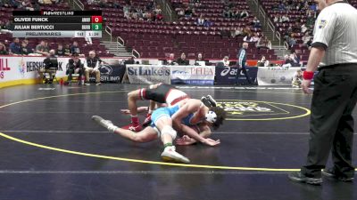 145 lbs Preliminaries - Oliver Funck, Annville-Cleona vs Julian Bertucci, Burrell