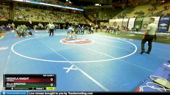 135 Class 1 lbs Champ. Round 1 - McKayla Knight, Lathrop vs Ella Bingman, Hillsboro