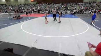 73 lbs Quarterfinal - Branson Bressler, McKenzie River Mat Club vs Cullen OMalley, Truckee WC