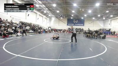 106 lbs Semifinal - Justin Bunnell, Platt vs Joseph Fleming, New Milford