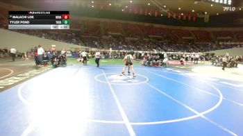3A Boys 175 lbs Quarterfinal - Malachi Loe, North Valley Boys vs Tyler Pond, Yamhill-Carlton Boys