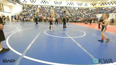 55 lbs Semifinal - Chapman Butler, Mannford Pirate Youth Wrestling vs Alex Korte, Wagoner Takedown Club