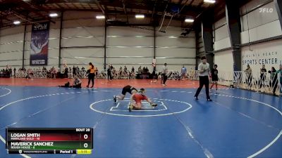 84 lbs Rd# 10- 4:00pm Saturday Final Pool - Logan Smith, Maryland GOLD vs Maverick Sanchez, Rough House