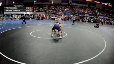 D 3 138 lbs Cons. Round 1 - Andrew Talevich, Opelousas Catholic vs Peyton Vizena, St. Edmund