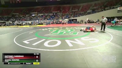 5A-190 lbs Champ. Round 1 - Antonio Cardenas, North Eugene vs Saxon Montes, Canby