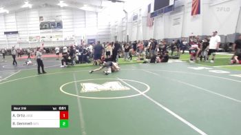 137 lbs Rr Rnd 2 - Angelo Ortiz, Juggernaut WC vs Bryson Gemmell, Outlaws WC