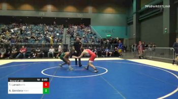 152 lbs Prelims - Tyler Larsen, Mountain Ridge vs Aaron Gandara, Poway A