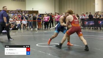 82 kg Cons 4 - Aaron Dobbs, NMU-National Training Center vs Arvin Khosravy, West Point Wrestling Club