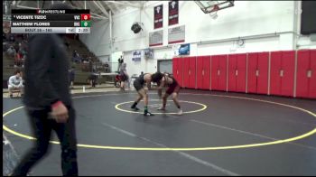 165 lbs Champ. Round 1 - Vicente Tizoc, Victor Valley College vs Matthew Flores, Rio Hondo College