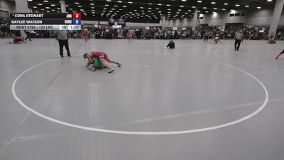 120 lbs Champ. Rd Of 64 - Daylee Watson, Bad Karma Wrestling Club vs Cora Stewart, Askren Wrestling Academy