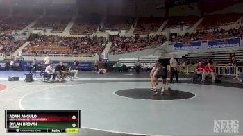 D1-144 lbs Semifinal - Dylan Brown, Marana vs Adam Angulo, Brophy College Preparatory