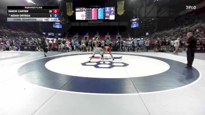 100 lbs Cons. Quarters - Simon Carter, CO vs Aidan Ortega, IL