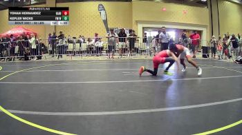 90 lbs Round Of 16 - Yohan Hernandez, Gladiator WC vs Kepler Wicks, Fm Wc