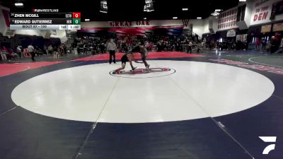 150 lbs Champ. Round 1 - Zhen McGill, El Toro vs Edward Gutierrez, Heritage
