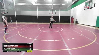 90-95 lbs Round 2 - Eli Anderson, Dakota Boyz Wrestling Club vs Brayden Broyles, Purler Wrestling Academy