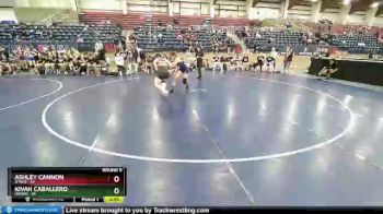 120 lbs Round 5 (10 Team) - Ashley Cannon, UTAH1 vs Kivah Caballero, HAWAII